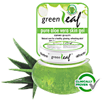 Green Leaf Pure Aloe Vera Skin Gel - With Natural Actives, For Healthy & Glowing Skin 120 g 