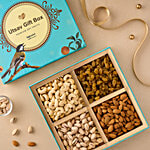 bb Royal Utsav Premium Dry Fruits Gift Box - Almonds, Cashews, Raisins, Pistachios 500 g (125 g each)