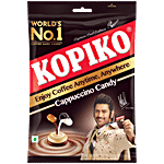 KOPIKO Cappuccino Coffee Candy - Worlds No 1 Coffee Candy, Party Pack 297.5 g (85 pcs x 3.5 g each)
