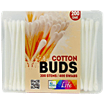 Apollo Pharmacy Cotton Buds - 200 Stems/400 Swabs, APC0016 200 pcs