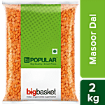 bb Popular Masoor Dal/Erra Pappu 2 kg Pouch