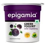 Epigamia  Greek Yogurt - Wild Raspberry, High In Protein, No Preservatives 85 g Cup