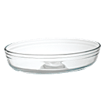 LaOpala Borosilicate Tempered Glass Cook N Serve Oval Baking Dish 1 pc