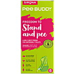 Peebuddy Disposable, Portable Female Urination Device for Women 5 funnels
