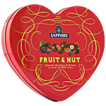 Sapphire  Fruits & Nuts - Almonds, Hazelnuts & Raisins Covered With Milk Choco 160 g Tin