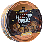 Sapphire  Butter Cookies - Chocolate Chips Original Danish Recipe, Premium Collection 400 g 