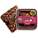 Brownie Cottage Gooey Brownie - With Less than 5% Maida, Freshly Baked, Pure Hot Fudge 80 g