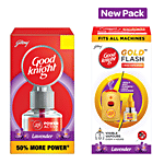 Good Knight Gold Flash Liquid Vapourizer, Mosquito Repellent Refill - Lavender Fragrance 45ml 