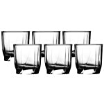 Iveo  Glass Water/Juice Tumbler - Beam 326 ml (Set of 6)