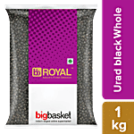 bb Royal Urad Black Dal - Whole Unpolished 1 kg