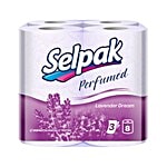 Selpak Perfumed Toilet Tissue Paper Roll - Lavender 8 Roll