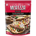 Meatzza Chicken Seekh Kebab - Heat & Eat 250 g 