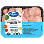 Delicious Chicken - Precut Skinless 500 g