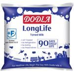 Dodla UHT Treated Toned Milk - LongLife 500 ml Pouch