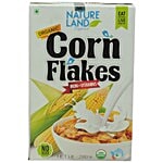 Natureland Organics Corn Flakes 250 g Box