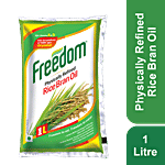 Freedom Physically Refined Rice Bran Oil 1 L Pouch