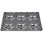 Rolex  Aluminium Muffin Bakeware Tray - 6 Cavity 1 pc