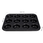 Rolex  Non Stick Coated Muffin Tray - 12 Cavity 1 pc
