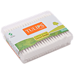 Tulips Paper Stick Cotton Buds 100 pcs Box (200 Tips)