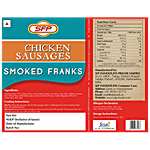 SFP Chicken Sausages - Smoked Franks 500 g