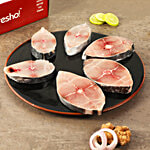 fresho! Seer Fish Steak/Slice-Large 450 g (4-6 pcs)