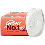 Godrej No.1 Kesar & Milk Cream Bathing Soap 150 g ( Buy 3 get 1 free )