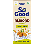 So Good Plant-Based Almond Beverage - Unsweetened 200 ml