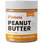 Pintola Peanut Butter - Classic, Creamy, American Recipe, With 26g Protein 350 g