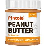 Pintola Peanut Butter - Crunchy, Classic, American Recipe, With 26g Protein 350 g