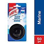 Harpic Flushmatic In-Cistern Toilet Cleaner Block, Marine 50 g