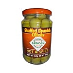 Tabasco Spanish Olives - Stuffed, Hot & Spicy 340 g