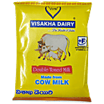 Visakha Dairy UHT Processed Cow's Double Toned Milk 180 ml Pouch
