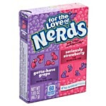 NeRds Tiny, Tangy Crunchy Candy - Seriously Strawberry + Gotta Have Grape Flavour 46.7 g