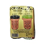 Crystal Oxo Biodegradable Gb Roll (19X21) Dry&Wet Waste,Medium (Black + Green) 30 pcs+30 pcs 19 inch X 21 inch