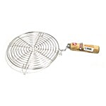 Agromech Stainless Steel Round Papad Jali with Handle - Mod : 2 1 pc