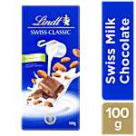 Lindt Swiss Milk Chocolate with Gently Roasted Almonds 100 g