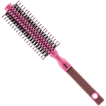 Vega R2-RB Round Brush with Bristle - Pink / Colour May Vary 1 pc