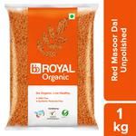 BB Royal Organic - Red Masoor Dal/Mysore Bele, Unpolished 1 kg 