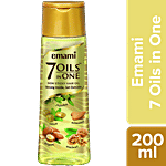 Emami 7 Oils In One Light, Non-Sticky & Non-Greasy Hair Oil, 20 Times Stronger Hair, Nourishes Scalp 200 ml 