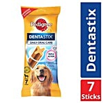 Pedigree Dentastix Dog Treat Oral Care For Adult Large Breed (25 kg+), 7 Sticks 270 g (Weekly Pack)