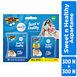 Wipro Low-Calorie Aspartame-Based Sweetener| Safe 300 pcs (+300 Tablets Free)