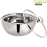 NanoNine Stainless Steel Insulated Casserole For Roti/Chapati - Serving Gravy Pot, Mini 900 ml