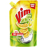 Vim Dishwash Liquid Gel Lemon 500 ml Refill Pouch