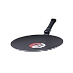 Nirlon Non-Stick Concave Dosa/ Chapati Tawa - 28.5 cm, Red 1 pc