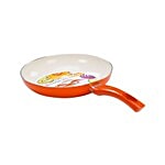 Nirlon Induction Ceramic - Fry Pan With Glass Lid 24 cm