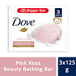 Dove Pink/Rosa Beauty Bathing Bar 100 g (Pack of 3)