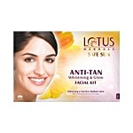 Lotus Herbals Safe Sun Anti-Tan Whitening & Glow Facial Kit 1 pc 
