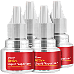 Good Knight Power Activ+ Liquid Vapourizer, Mosquito Repellent Refill 45 ml (Pack of 4)