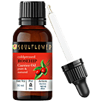 Soulflower Rosehip Carrier Oil - For Radiant Glowing Skin, Cold Pressed, 100% Pure 30 ml 