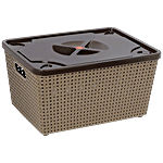 Nakoda Dune Plastic Basket 333 With Lid 1 pc 